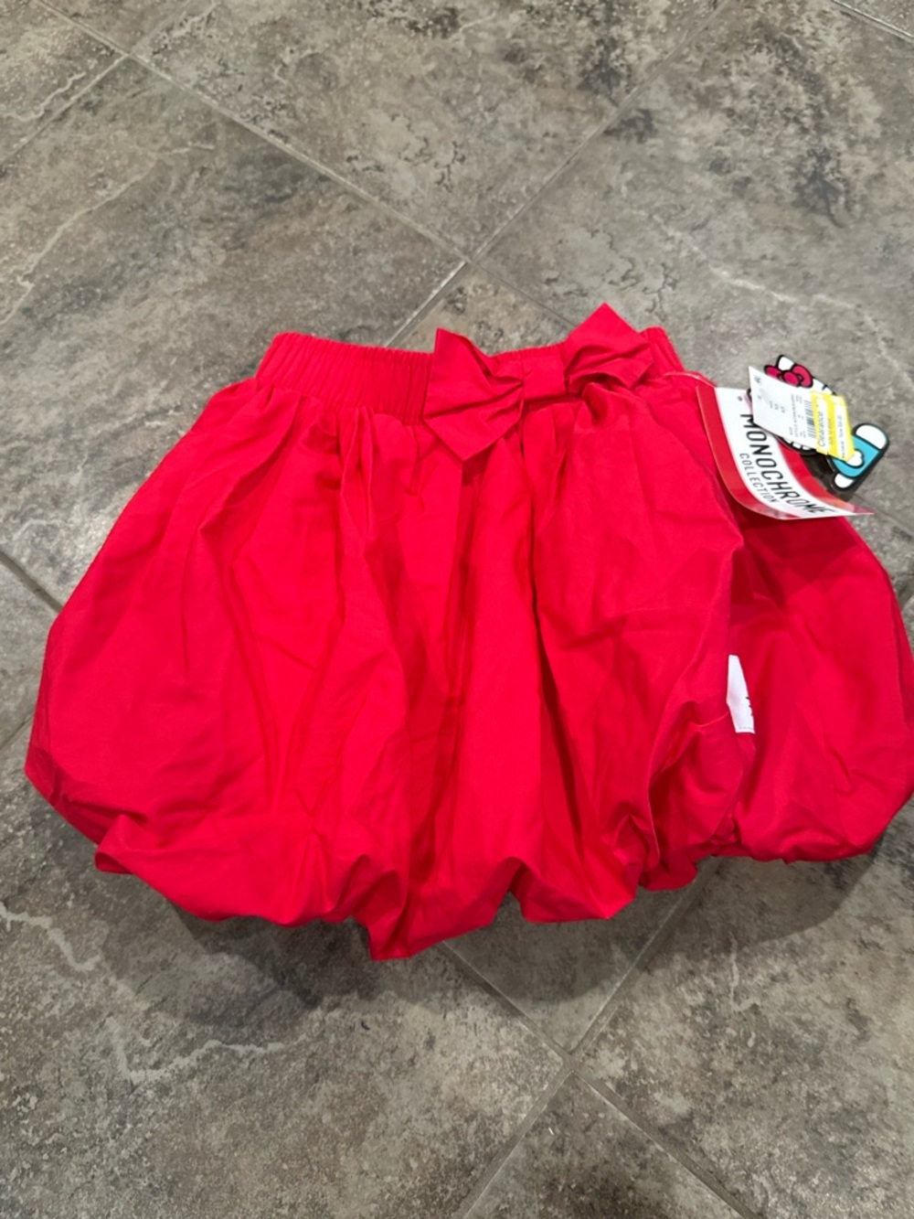 Hello Kitty Kids Red Skirt monochrome collection